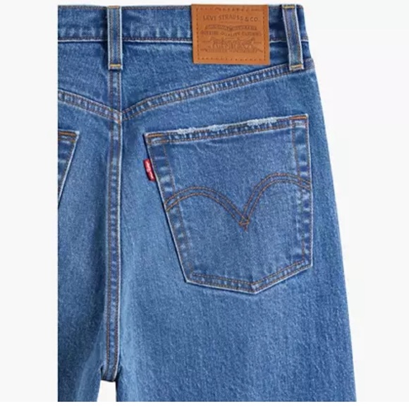 RIBCAGE STRAIGHT ANKLE WOMEN'S JEANS, sz 30 - Picture 7 of 10